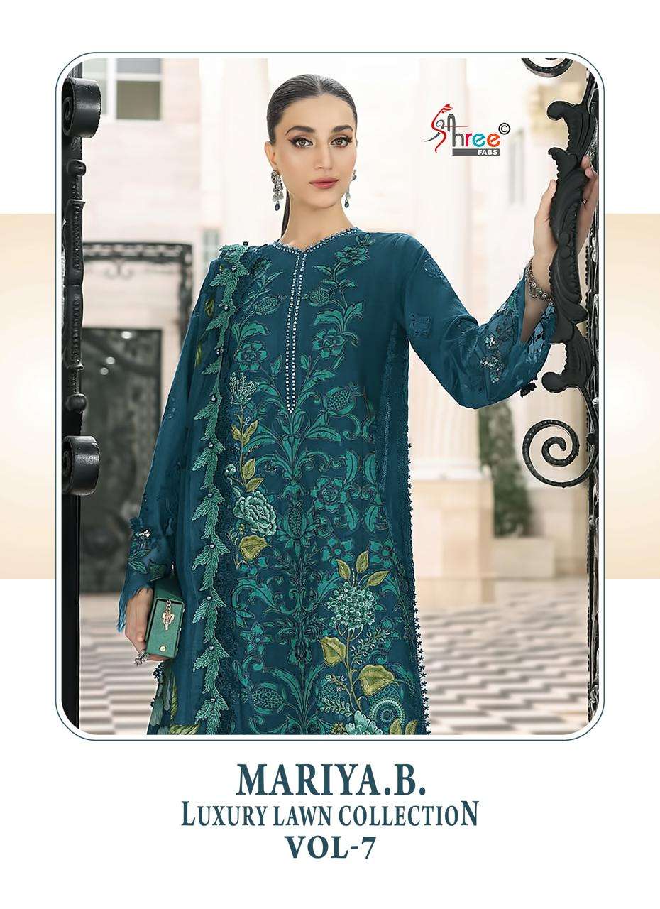 MARIYA B LUXURY LAWN COLLECTION VOL - 07 BY SHREE FABS